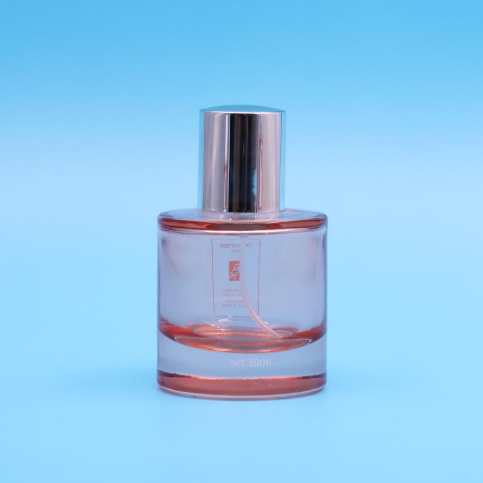 Glass perfume bottle